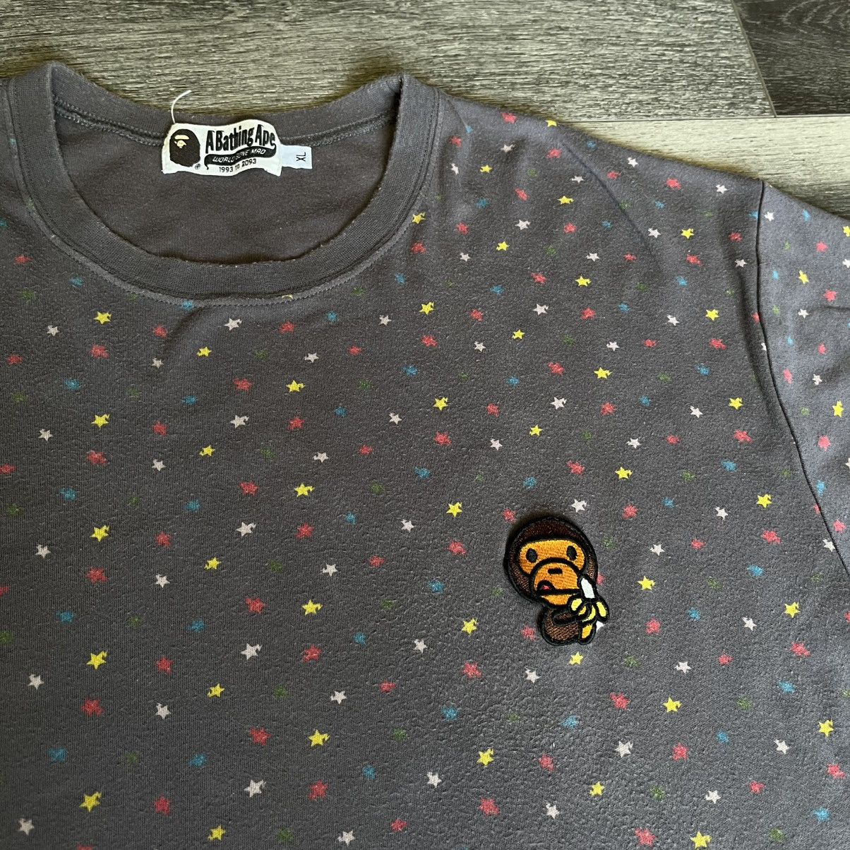 Bape × Nigo Rare A Bathing Ape Bape Bapesta Baby Milo Banana Logo Tee Size US XL / EU 56 / 4 - 2 Thumbnail