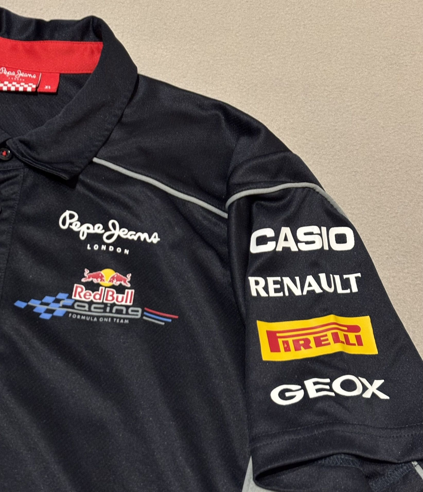 Pepe Jeans Infiniti Red Bull Racing x Pepe Jeans 2014 Polo Shirt Size US XL / EU 56 / 4 - 8 Thumbnail