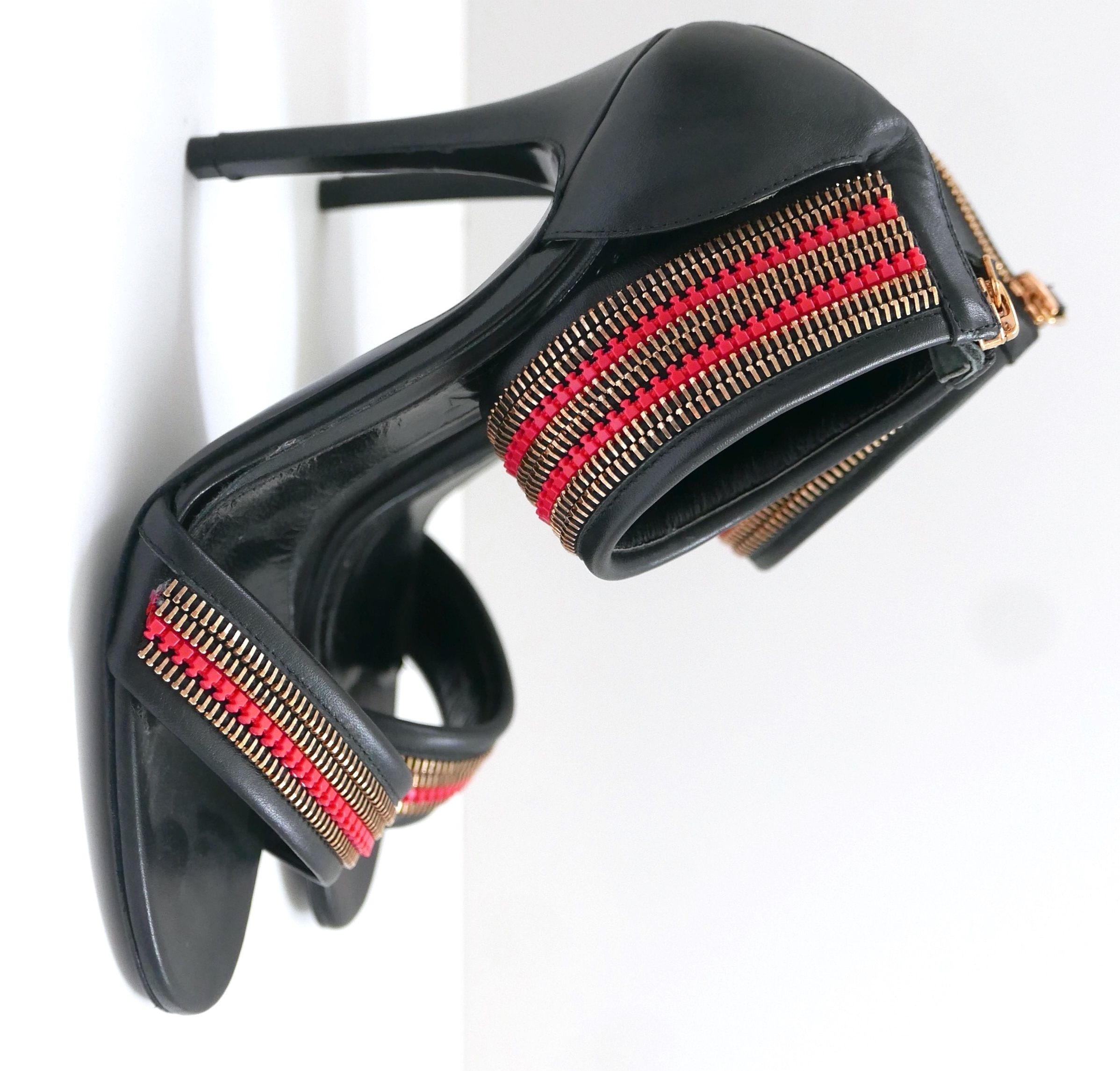 Alexander McQueen Alexander McQueen zipper trim sandals Size US 6.5 / IT 36.5 - 2 Thumbnail