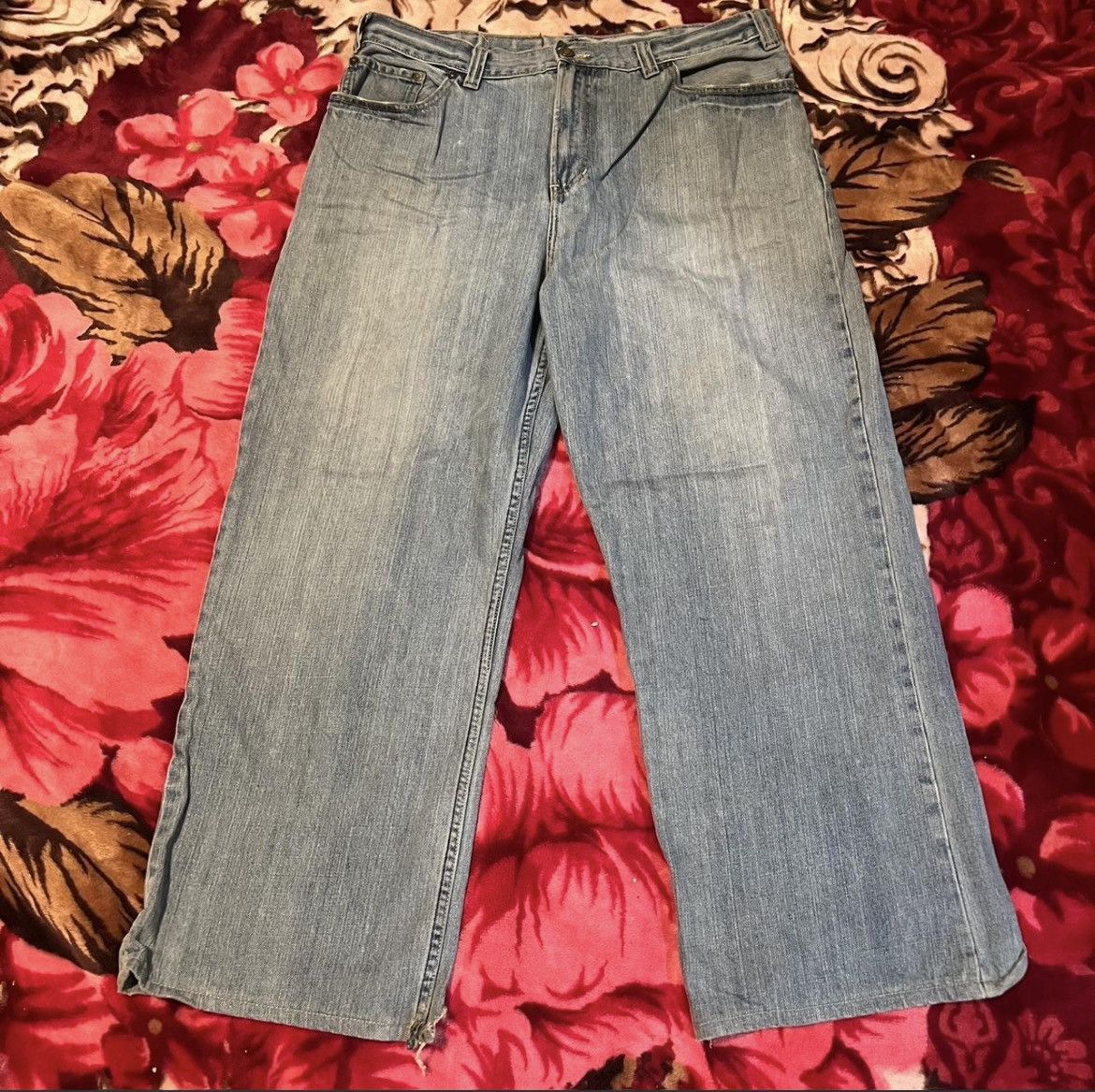 Old Navy Vintage Light wash old navy wide leg jeans Size US 34 / EU 50 - 1 Thumbnail