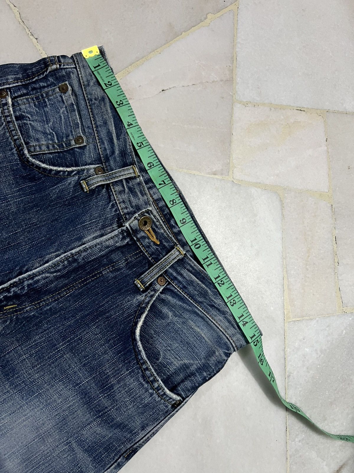 Edwin 💥Baggy💥Edwin 505ZX Selvedge Jean Very Rare Size US 30 / EU 46 - 3 Thumbnail
