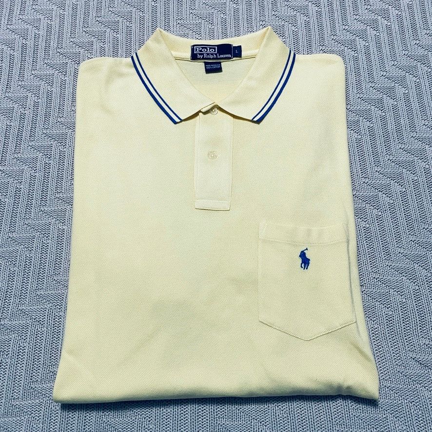 Polo Ralph Lauren Polo RL yellow polo shirt Size US L / EU 52-54 / 3 - 1 Thumbnail