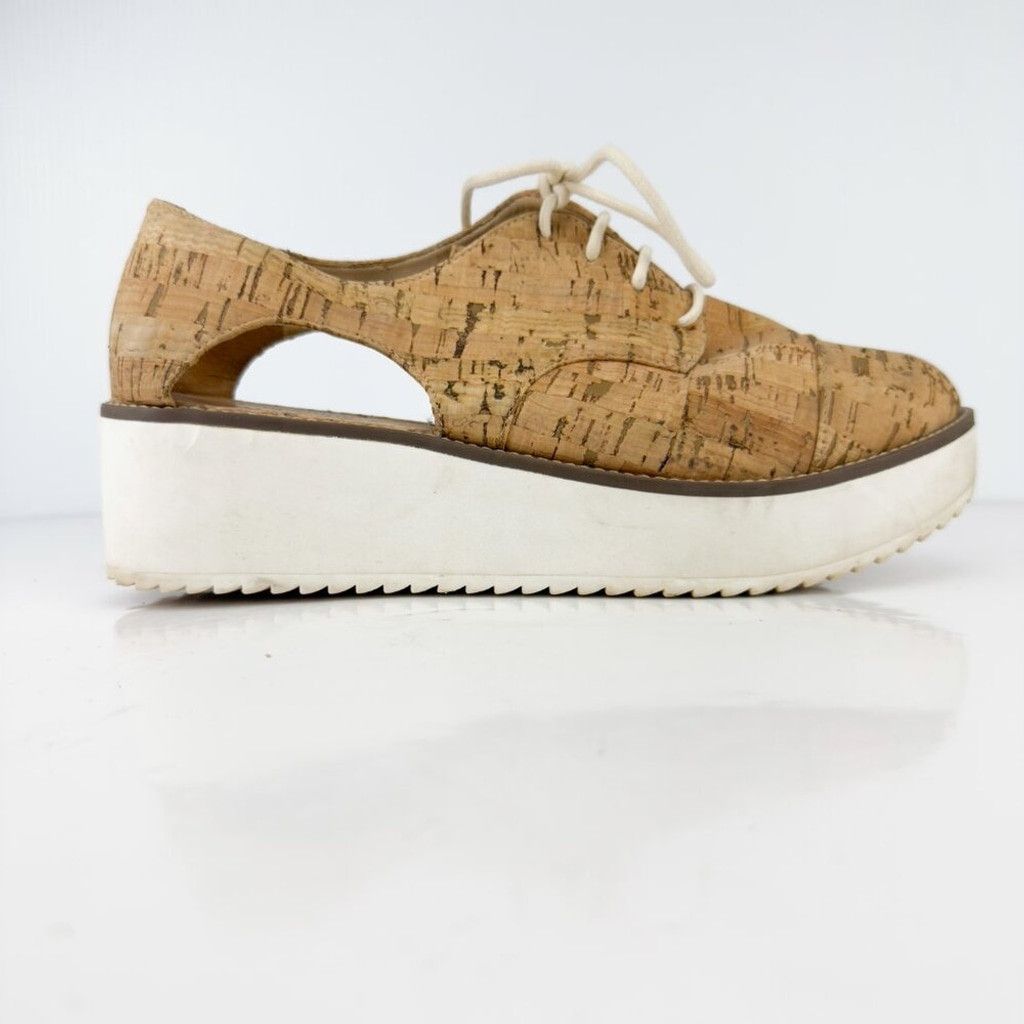 SCHUTZ SCHUTZ Oxford Cut Out Cork Lightweight Contemporary Tan Size US 11 / IT 41 - 1 Thumbnail