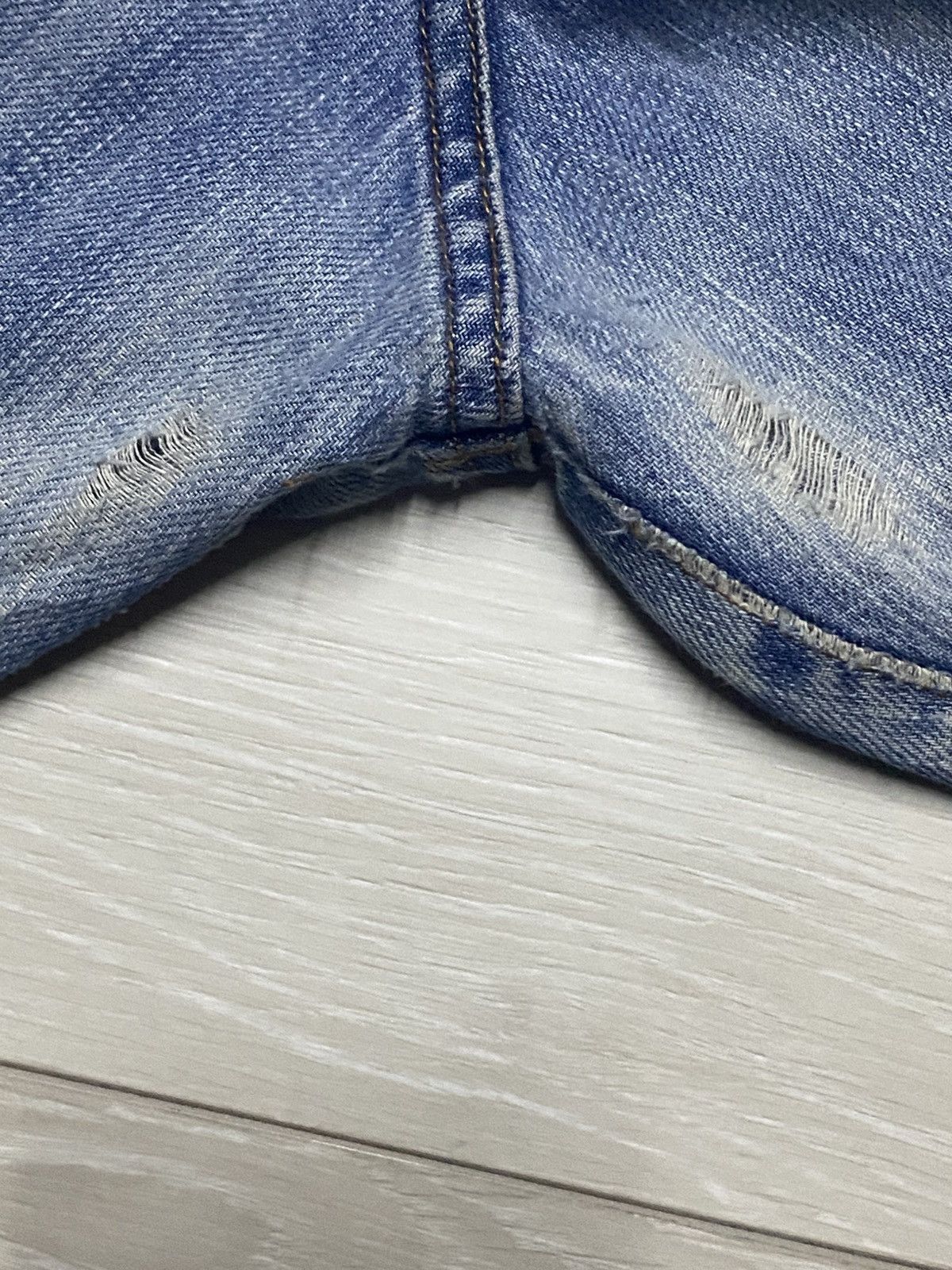 Japanese Brand Vintage Japanese Brand Back Number Faded Distressed Loose Size US 32 / EU 48 - 9 Thumbnail