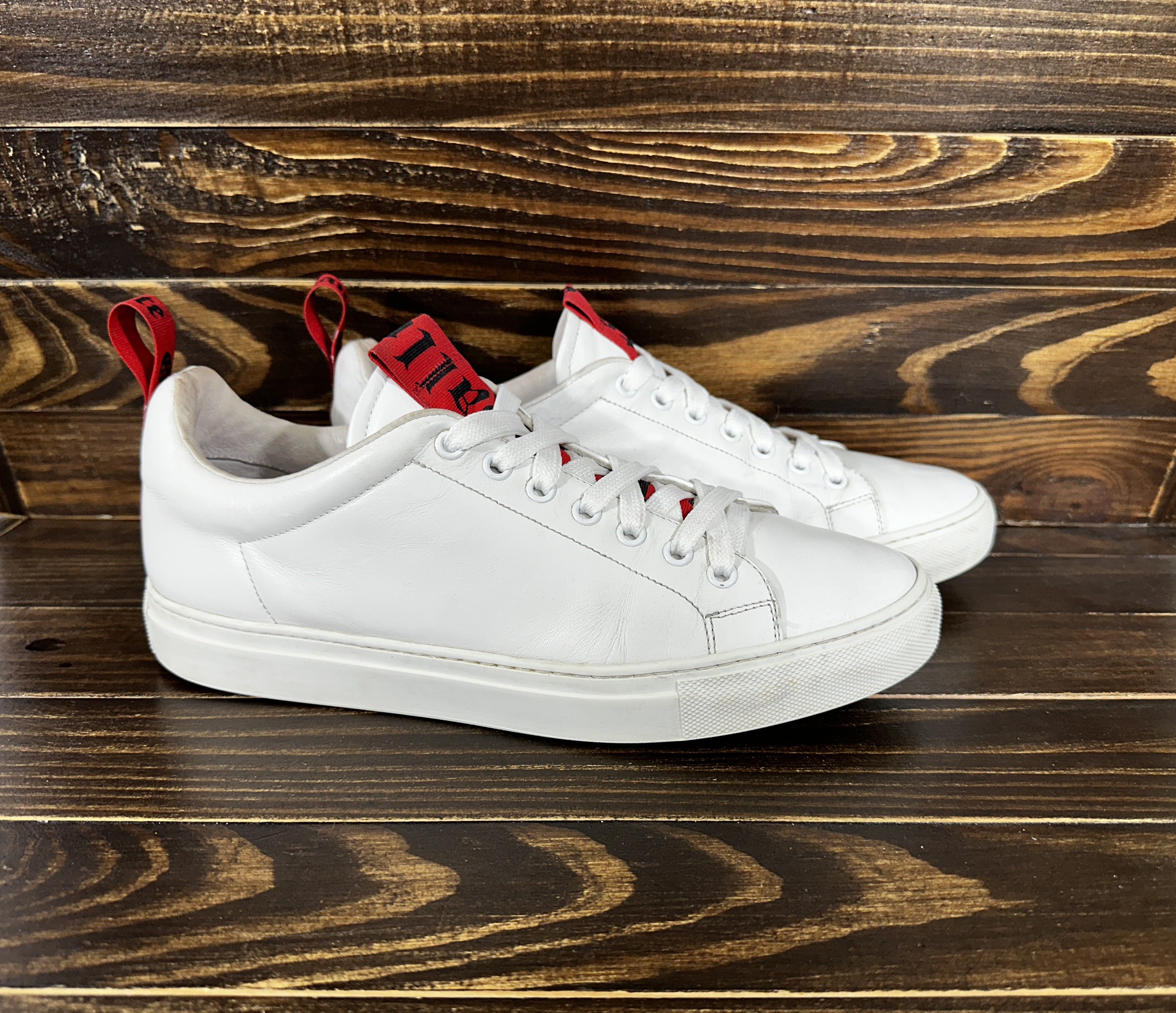 John Galliano John Galliano PARIS Made In Italy Leather Sneakers Luxury Size US 7 / EU 40 - 1 Thumbnail