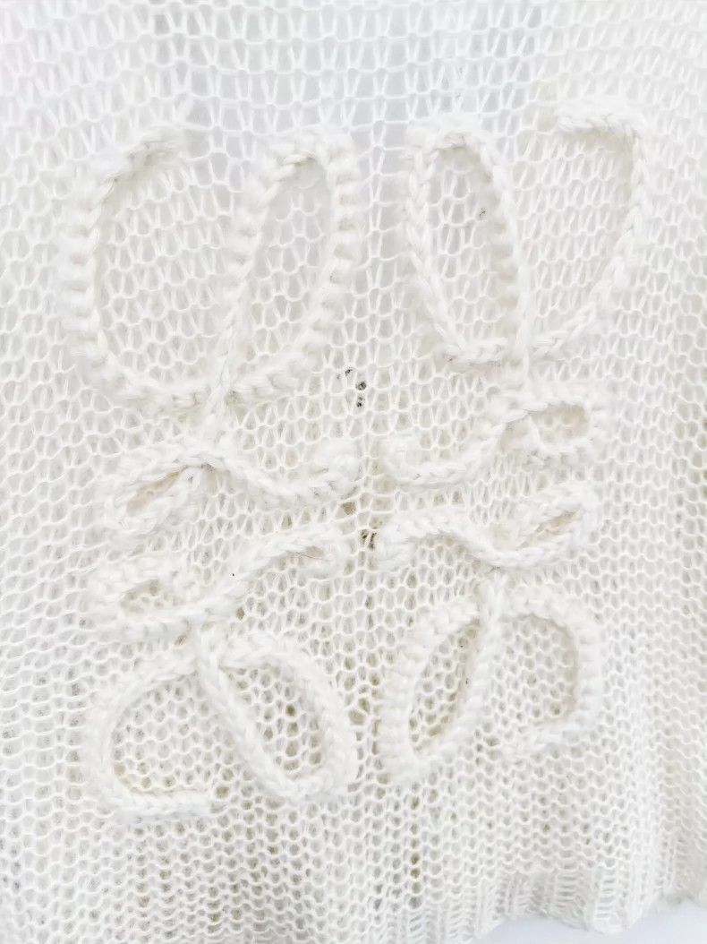 Loewe LOEWE Knitted open shirt with lace Size S / US 4 / IT 40 - 5 Thumbnail