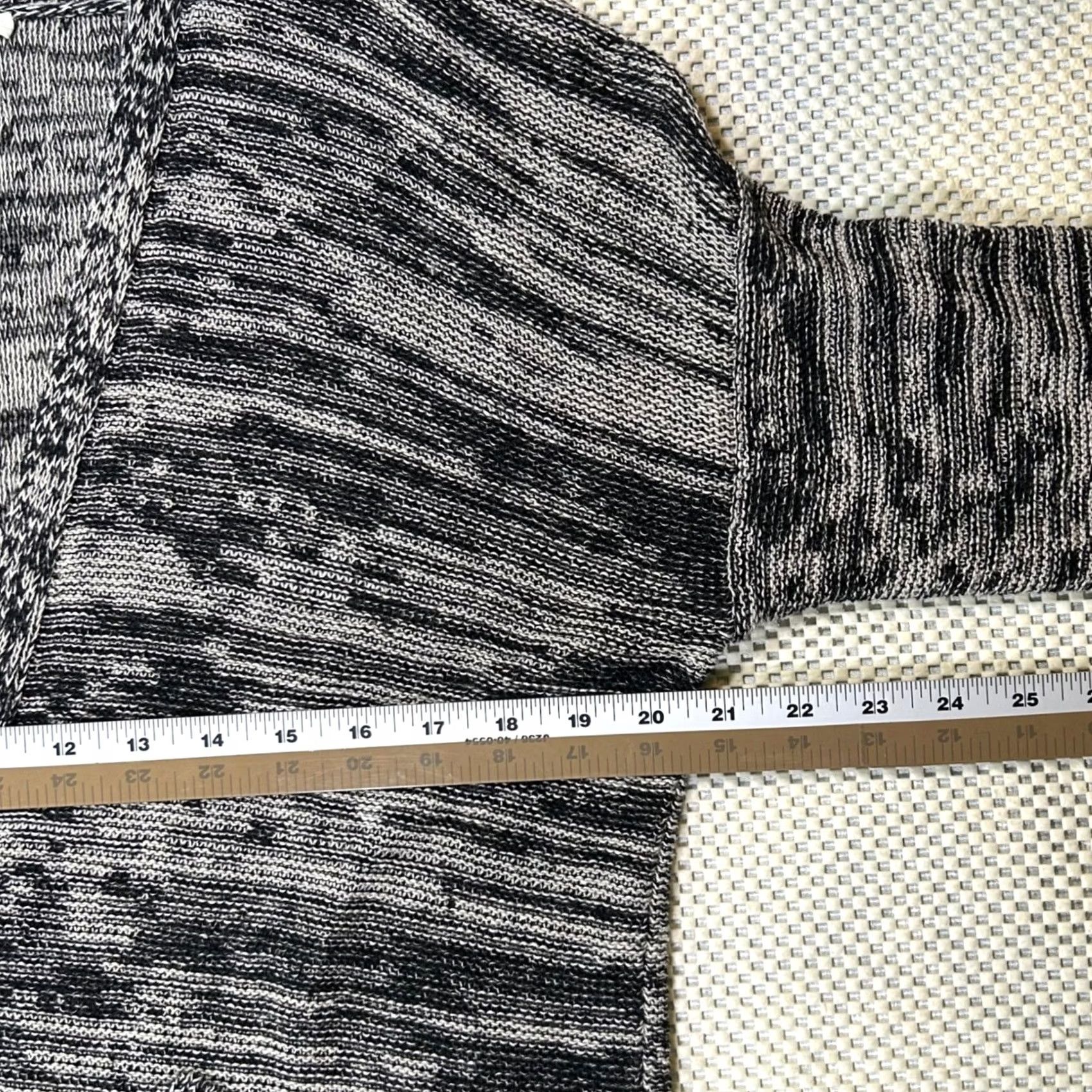 Eileen Fisher Eileen Fisher Womens S Open Front Cardigan Sweater Organic Linen Knit Black Size S / US 4 / IT 40 - 7 Thumbnail
