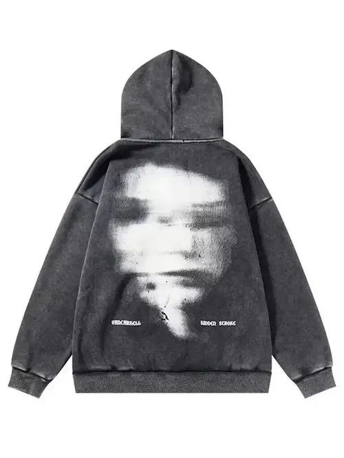 Japanese Brand Hoodie Vintage Double Face Printed Hoodie Size US S / EU 44-46 / 1 - 1 Thumbnail