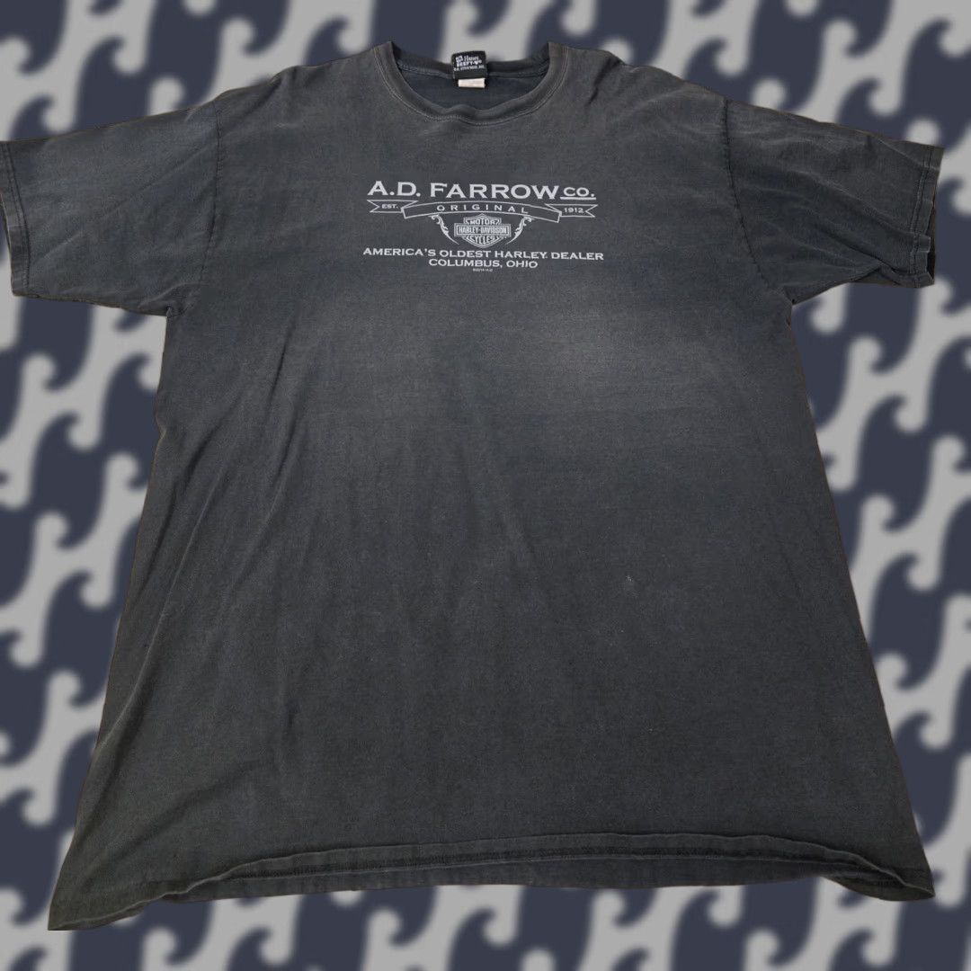 Harley Davidson Harley-Davidson Shirt Mens 2XLT Black Columbus Ohio A.D. Farrow Tee Motorcycle Crew Neck Short Sleeve Graphic Print Vintage No Size US XXL / EU 58 / 5 - 1 Thumbnail