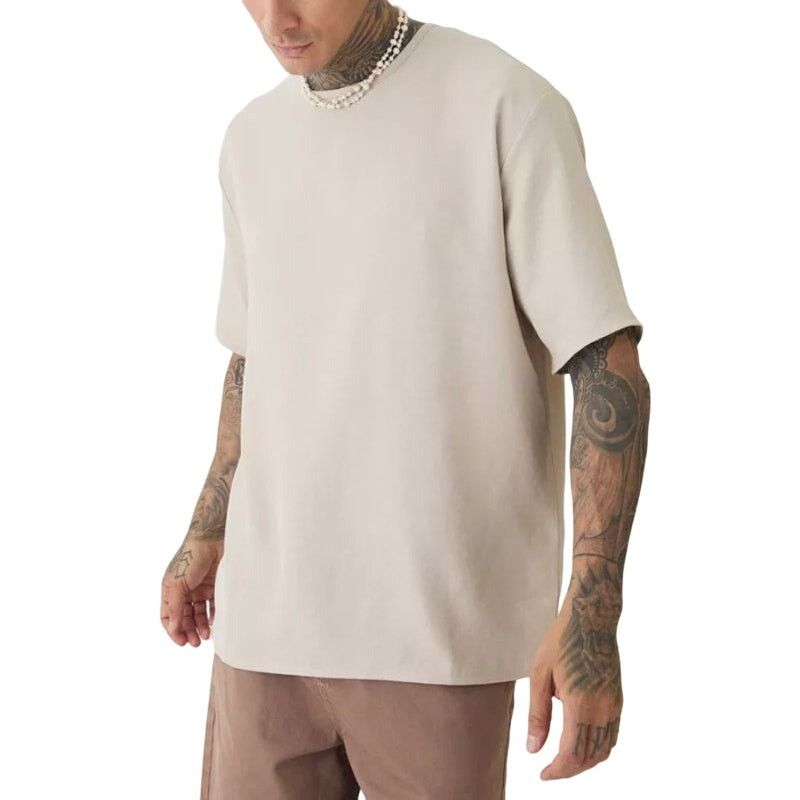 Boohoo Boohoo Man Oversized Linen T-Shirt in Taupe, Size 4XL Size US XXL / EU 58 / 5 - 1 Preview