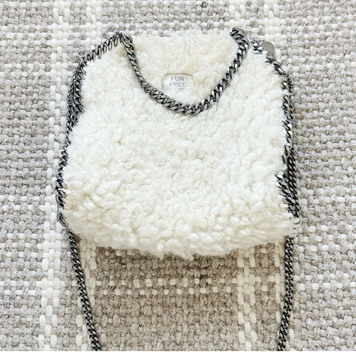 Stella McCartney Stella McCartney Mini Falabella Shearling Sherpa Bag Size ONE SIZE - 5 Thumbnail