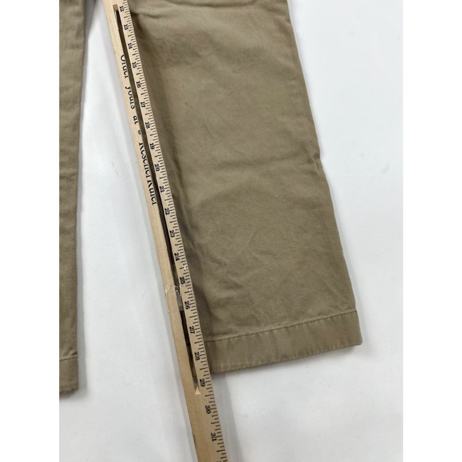 J.Crew J.CREW Pants Mens Regular 34x30 Khaki Chino Sutton J.Crew Khaki Beige Pockets 90s American Style Mens Size US 30 / EU 46 - 5 Thumbnail