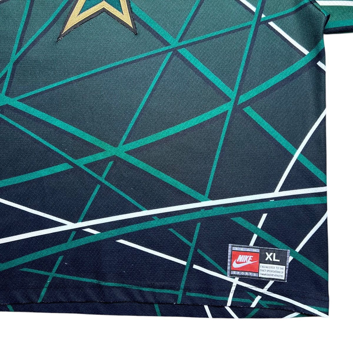 Nike Vintage 1990s NHL Dallas Stars All Over Print Nike Jersey Size US XL / EU 56 / 4 - 8 Thumbnail