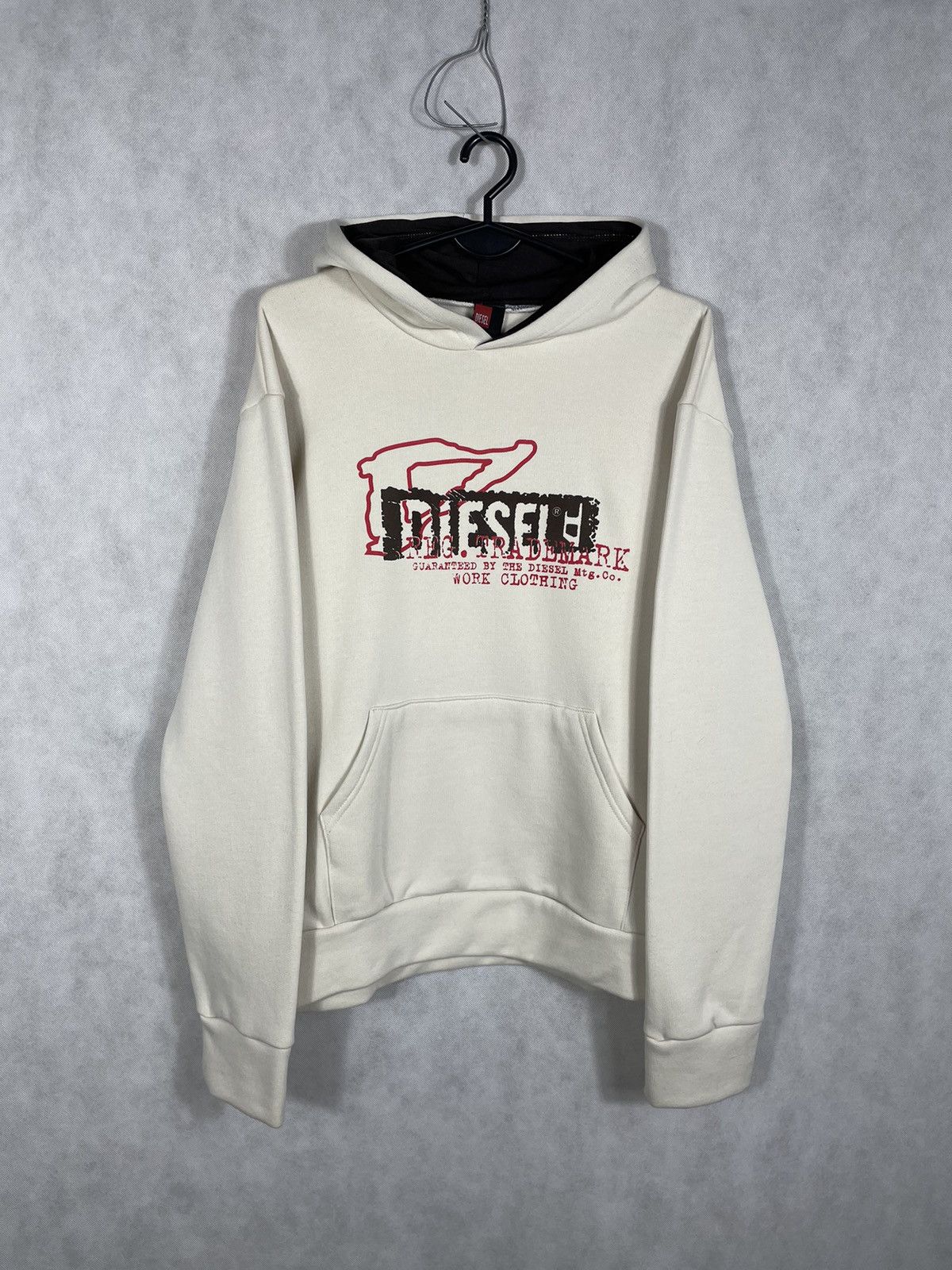 Diesel × Vintage Vintage DIESEL Retro Y2k hoodie Sweatshirt Crewneck skate Size US L / EU 52-54 / 3 - 1 Thumbnail