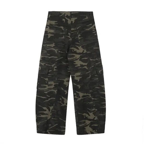 VIBE Retro camouflage casual stitching machete workwear trousers Size US 32 / EU 48 - 2 Thumbnail