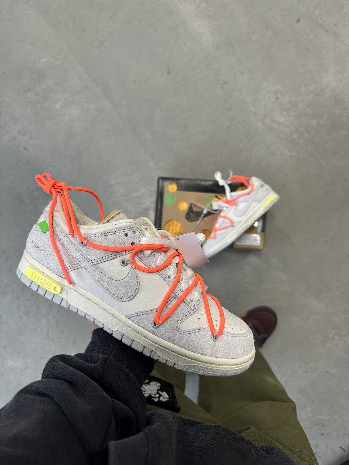 image of Nike Dunk Low Off-White Lot 11 Shoes, Men's (Size 8)
