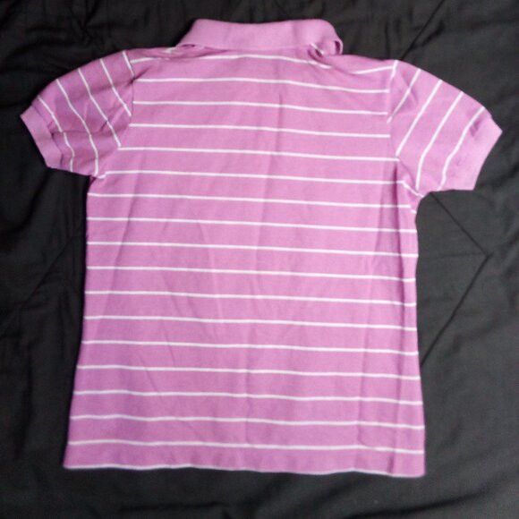 Vintage Vintage Hunter's Glen Striped Polo Shirt 700 Purple Size US M / EU 48-50 / 2 - 6 Thumbnail