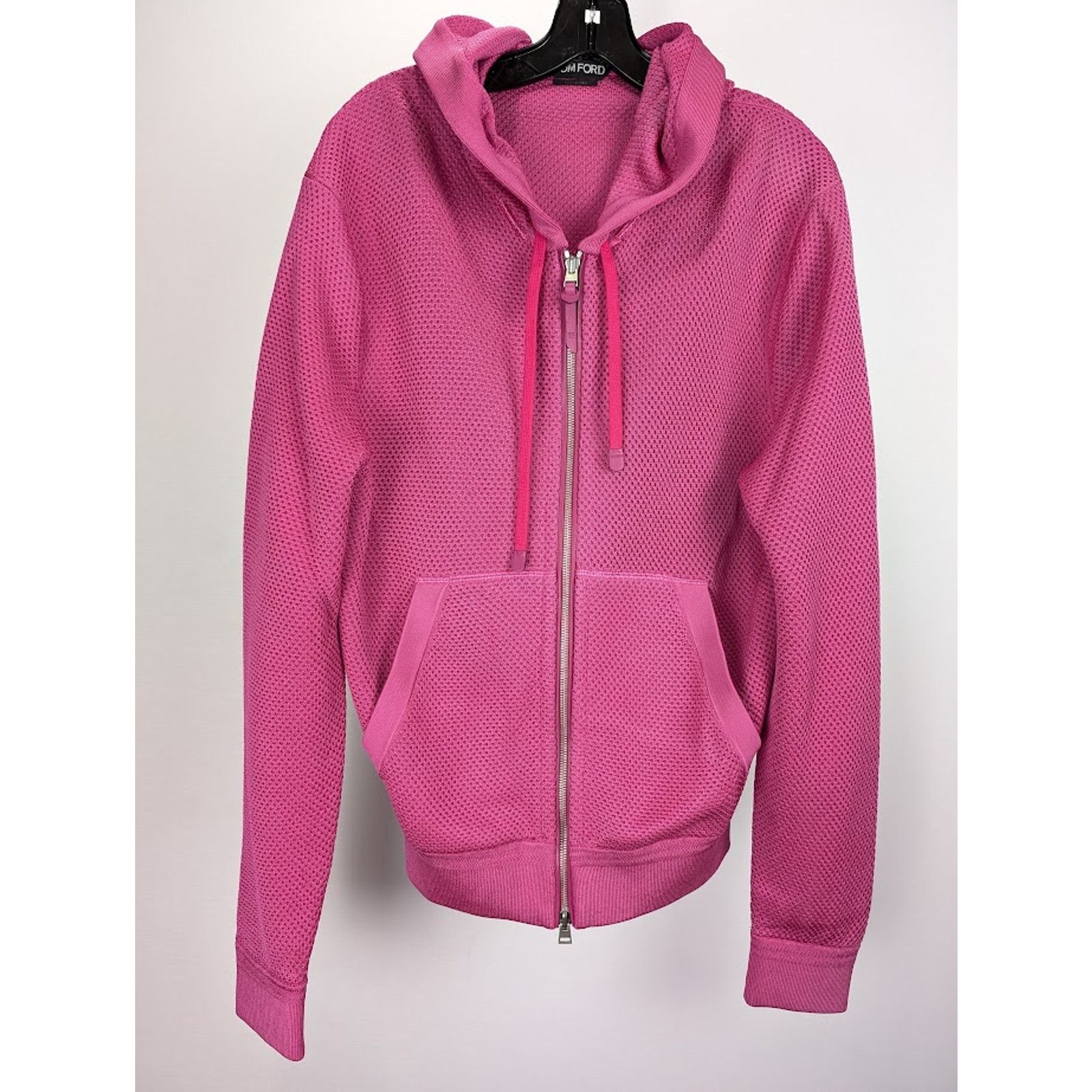 Tom Ford o1rshd1 Zip Hoodie in Light Magenta Size US L / EU 52-54 / 3 - 2 Thumbnail