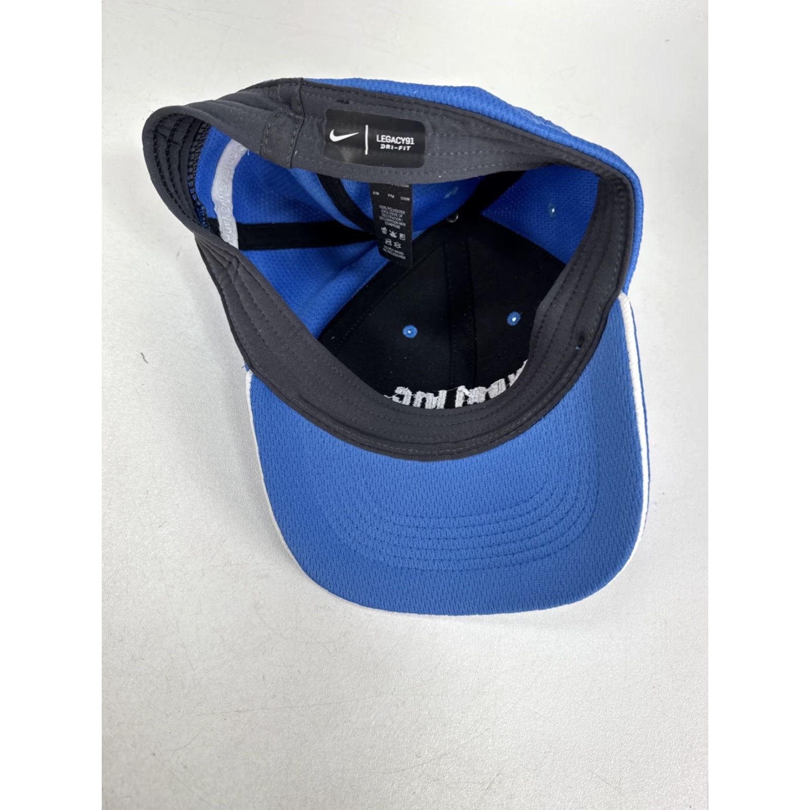 Nike Nike Dri-FIT Stretch Baseball Cap PACIFIC BLUE M Men Bill Logo NEW Size ONE SIZE - 5 Thumbnail
