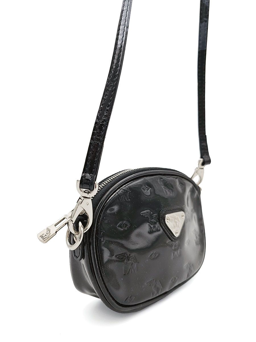 Maison Mollerus Maison Mollerus Black Patent Leather Crossbody Bag Size ONE SIZE - 2 Thumbnail