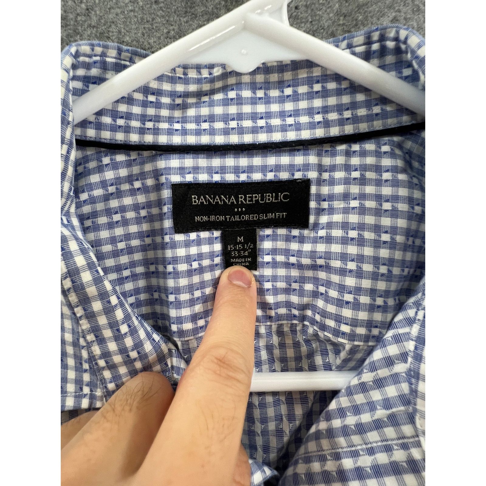 Banana Republic Banana Republic Botton Up Shirt Adult Medium Blue Size US M / EU 48-50 / 2 - 3 Thumbnail