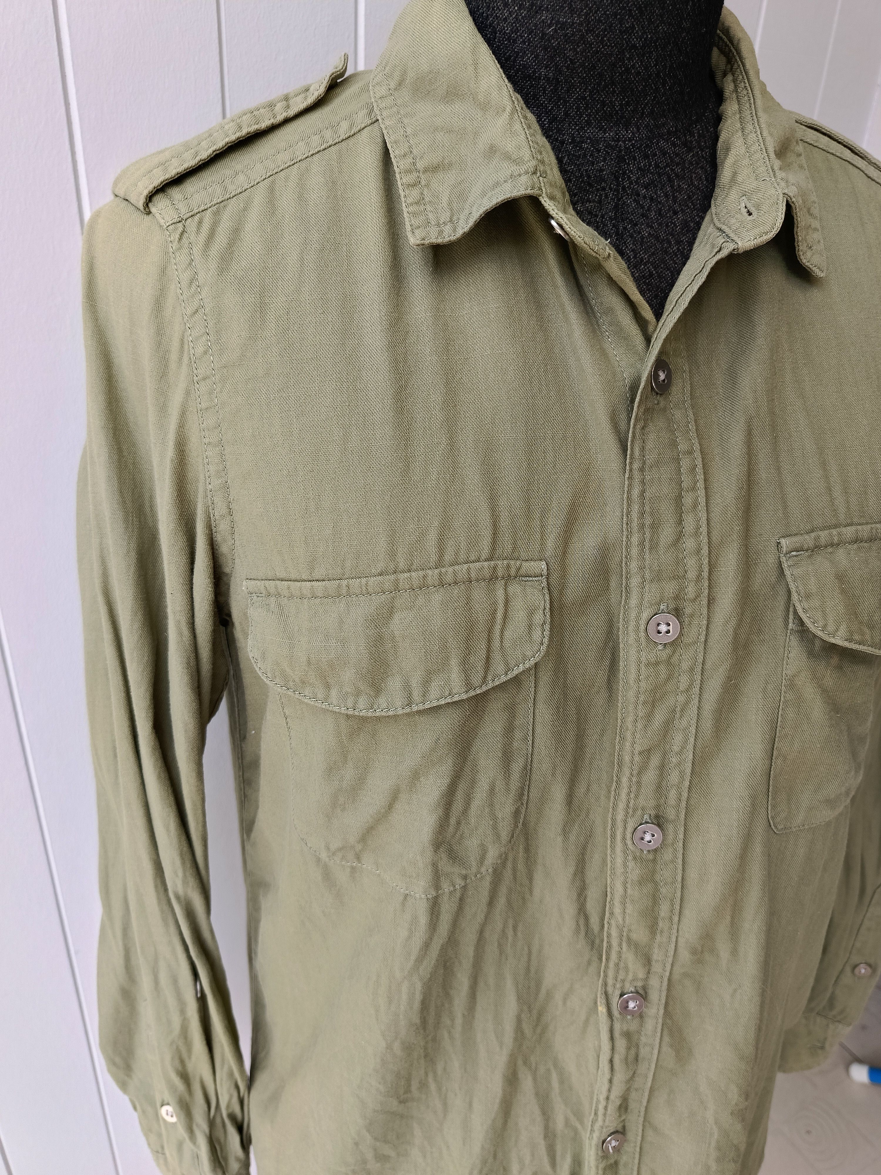 BEAUTY&YOUTH × United Arrows BEAUTY & YOUTH UNITED ARROWS Japan military ladies shirt S Size S / US 4 / IT 40 - 4 Thumbnail