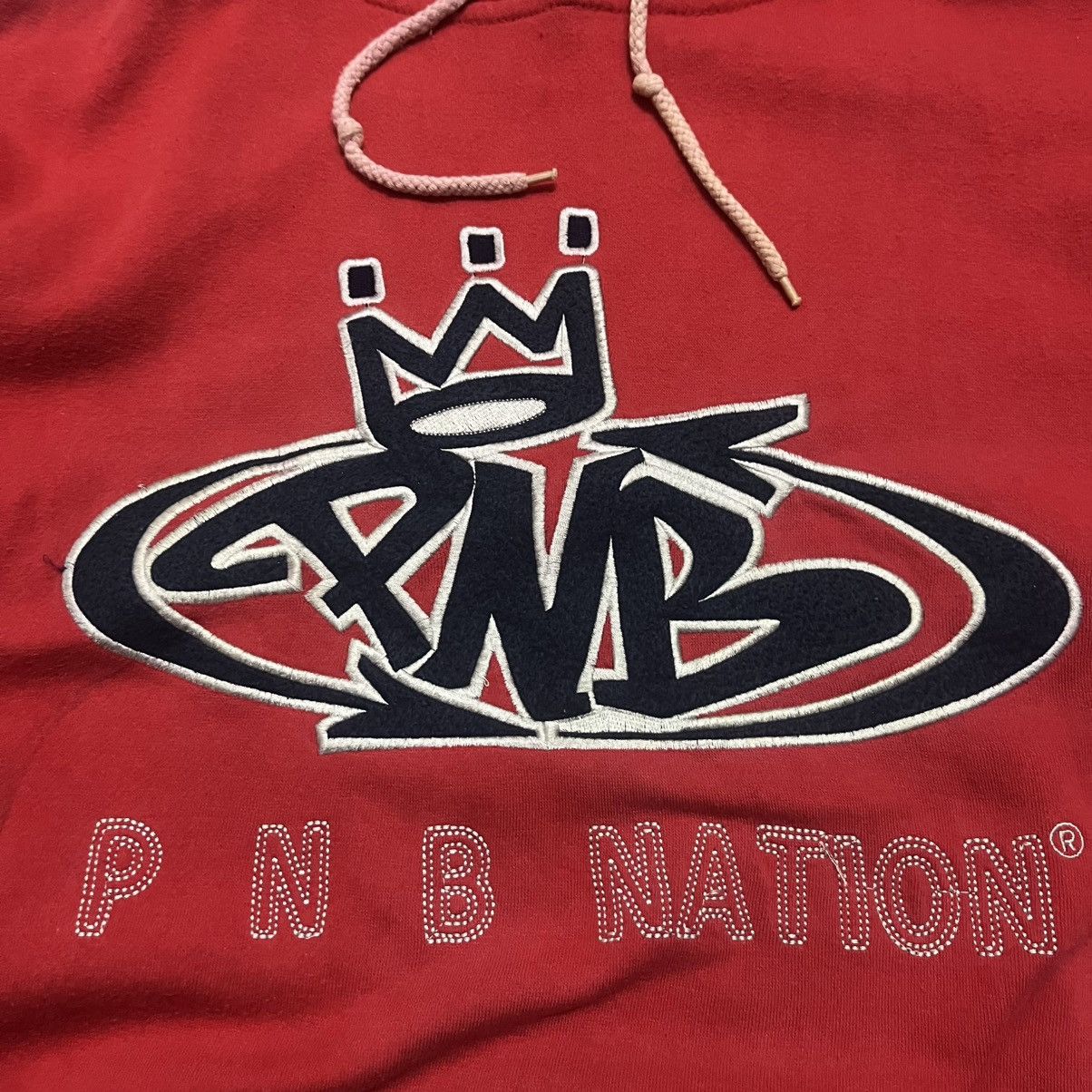 Rap Tees Rare Vintage PNB Nation Big Logo Hiphop Hoodies Size US XXL / EU 58 / 5 - 6 Thumbnail