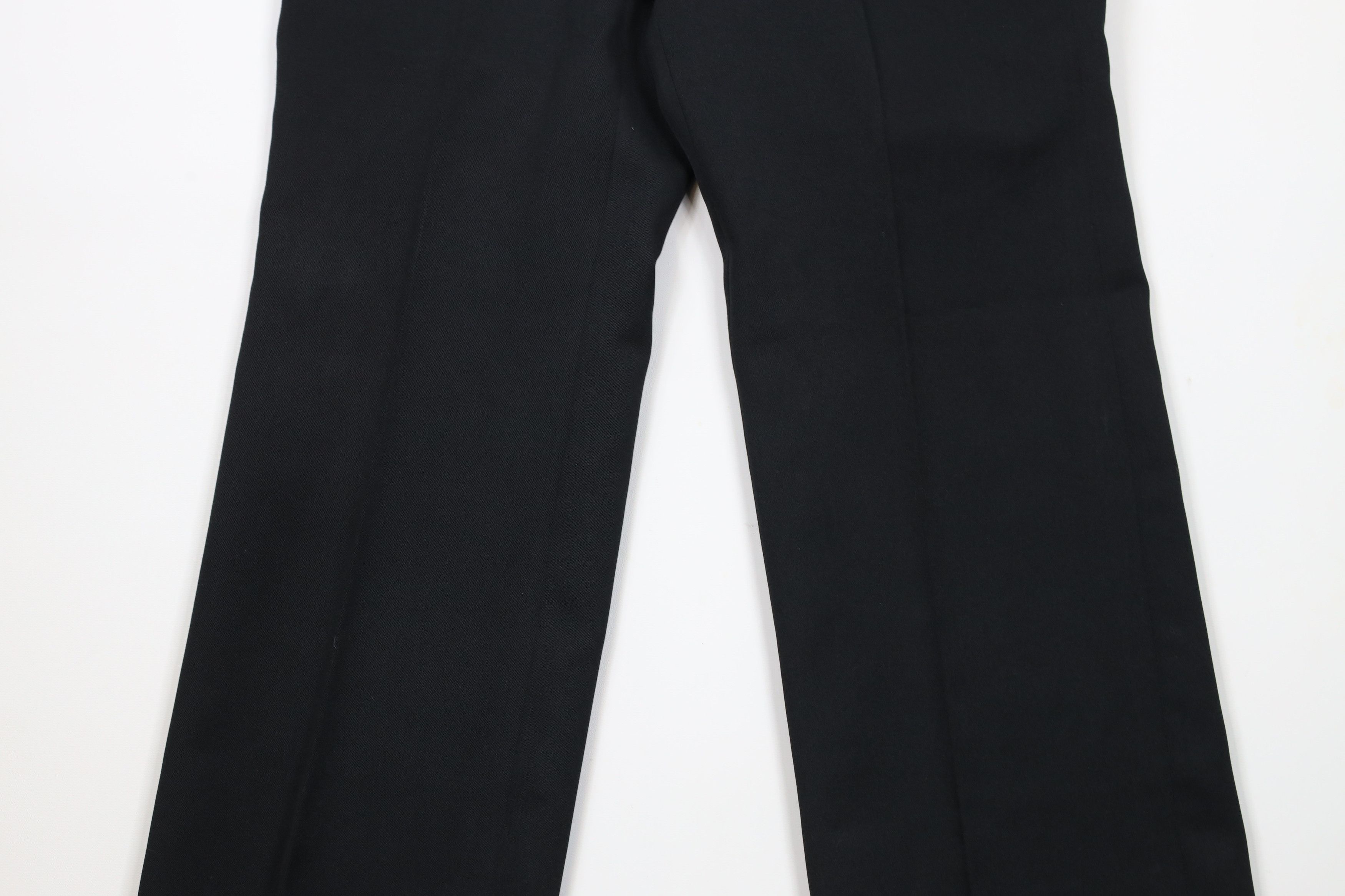 Vintage Vintage 70s Streetwear Wide Leg Chino Pants Black USA Size US 32 / EU 48 - 3 Thumbnail