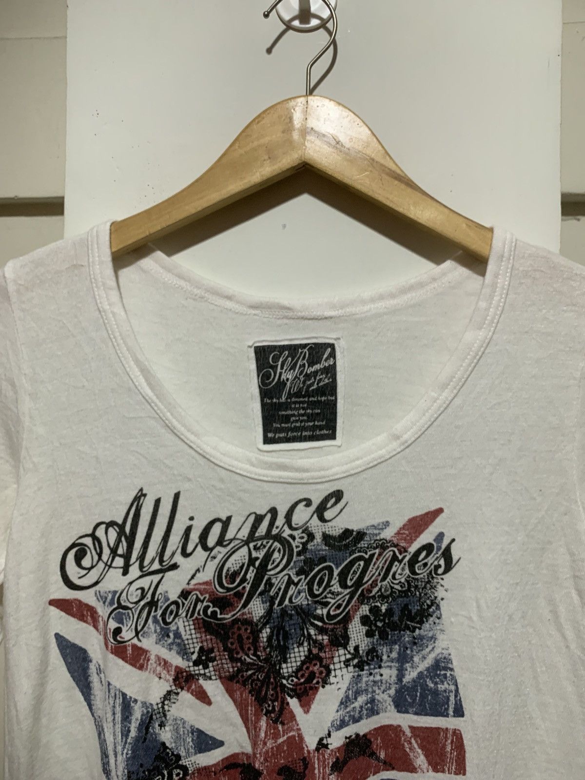 Japanese Brand Japanese Sky Bomber Union Flag Long Sleeve Tee Size M / US 6-8 / IT 42-44 - 9 Thumbnail