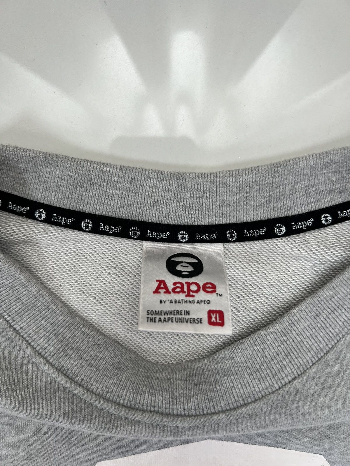 Aape × Vintage AAPE NOW BY BATHING APE RETRO Y2K CREWNECK BIG LOGO LAMPAS Size US XL / EU 56 / 4 - 6 Thumbnail