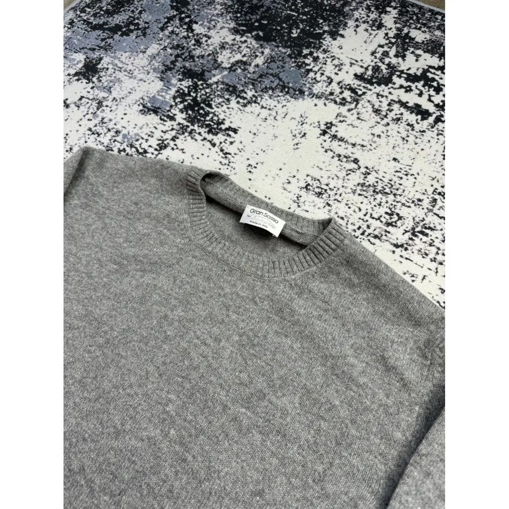 Gran Sasso Gran Sasso Wool And Cashmere Jumper Grey Size 54 fit L/XL Size US XL / EU 56 / 4 - 3 Thumbnail