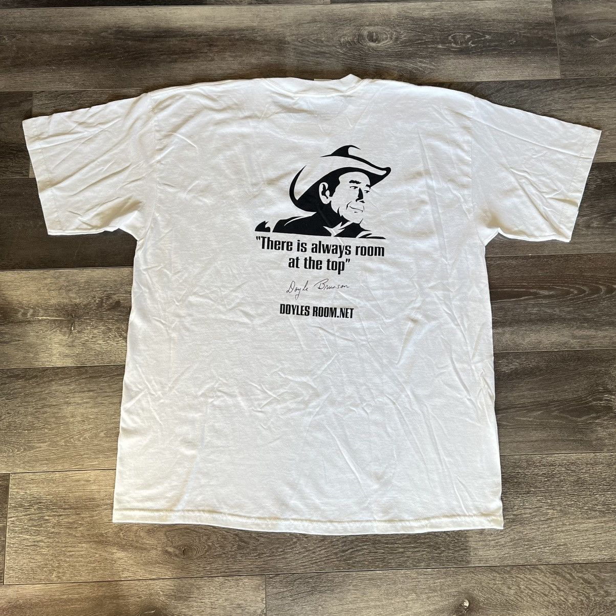 Vintage Vintage Doyle Brunson Poker Website Signature Logo Tee Shirt Size US XL / EU 56 / 4 - 1 Thumbnail