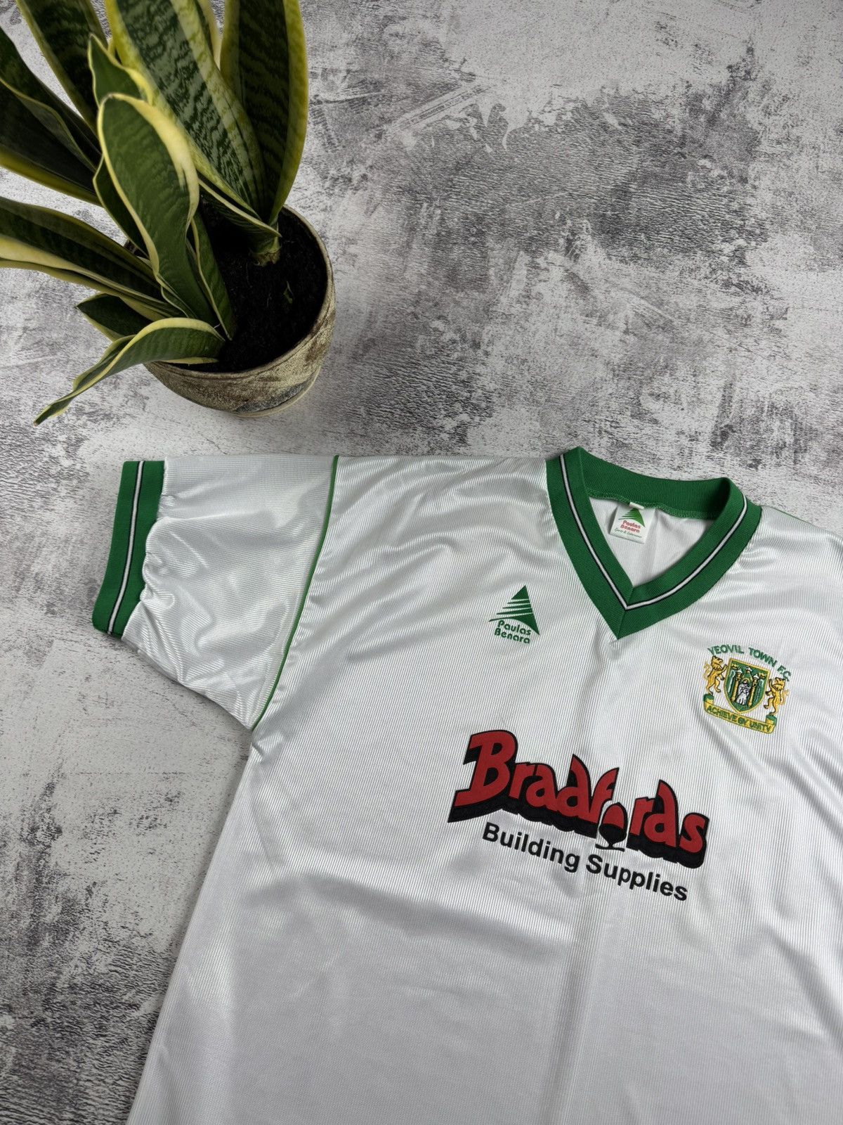 Vintage Vintage 90s Yeovil Town 2002/2003 White Football Soccer Jersey T Shirt Tee Size US L / EU 52-54 / 3 - 5 Thumbnail