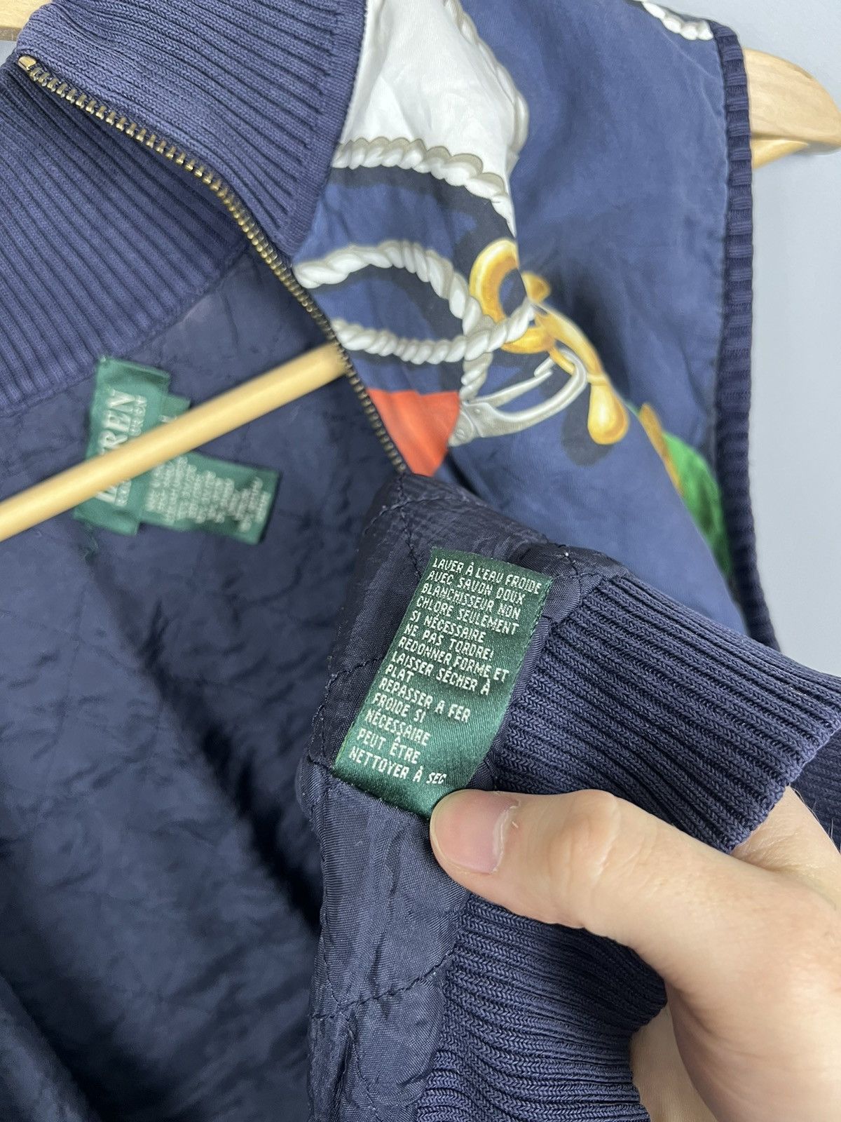 Polo Ralph Lauren Vintage Lauren Ralph Lauren silk vest size L nautical theme Size L / US 10 / IT 46 - 10 Thumbnail