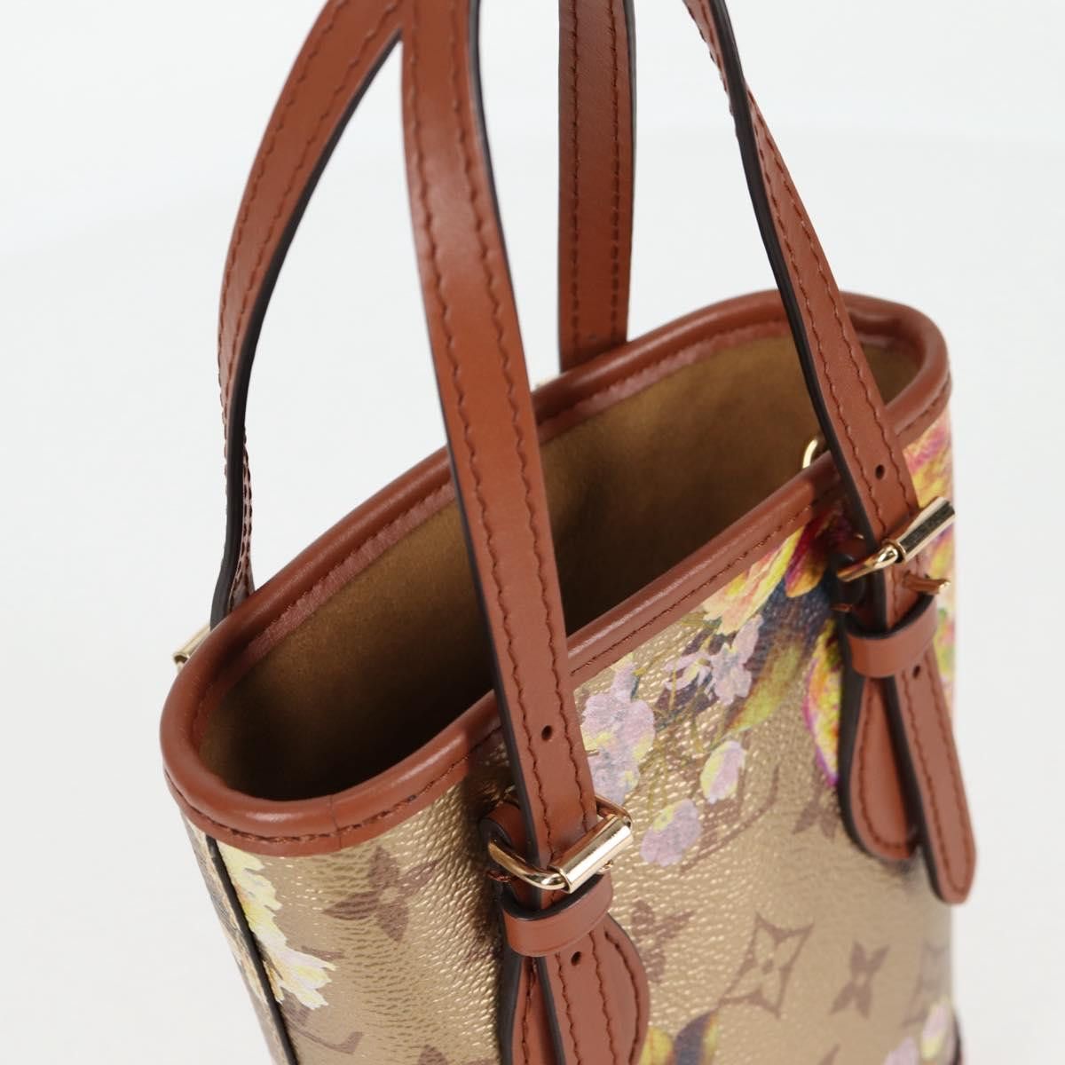 Louis Vuitton LOUIS VUITTON LV Garden Nano Bucket Shoulder Bag Beige Size ONE SIZE - 6 Thumbnail