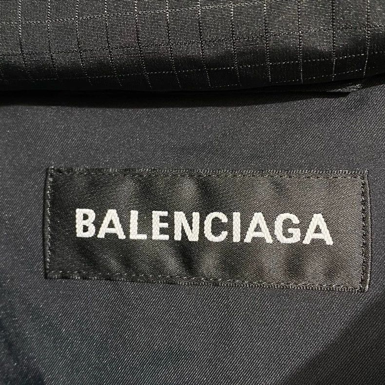 Balenciaga Balenciaga Chest embroidered logo + heavy + black + plaid Size US S / EU 44-46 / 1 - 4 Thumbnail