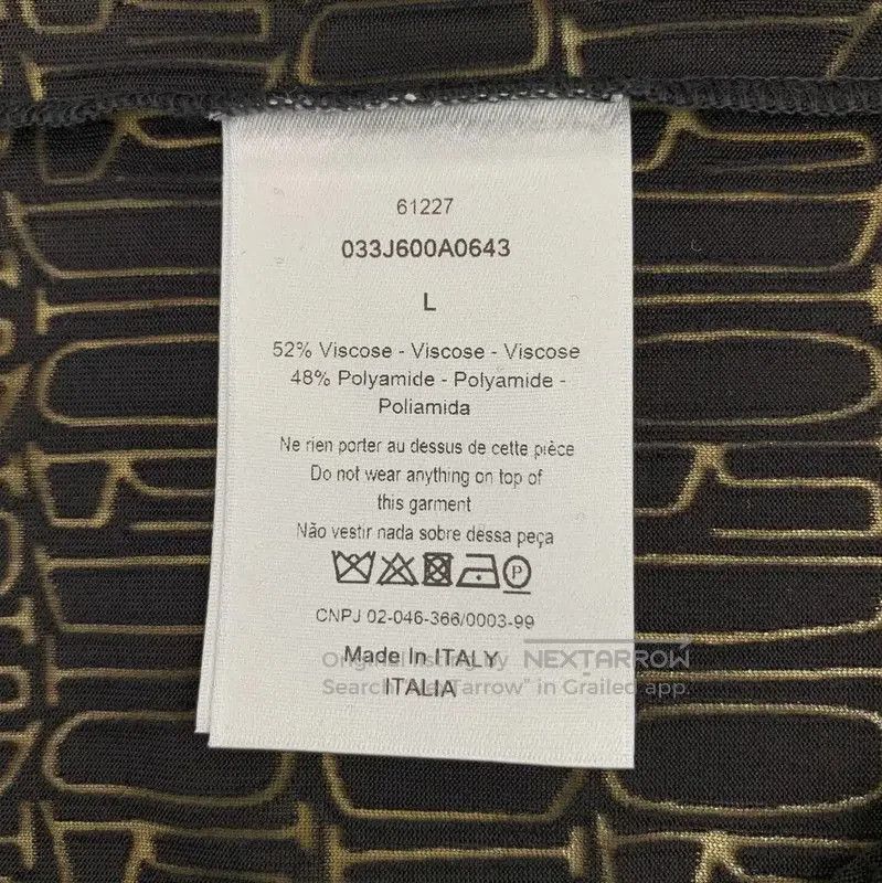 Dior Dior Black Men's T-Shirt L Size . Size US L / EU 52-54 / 3 - 7 Thumbnail