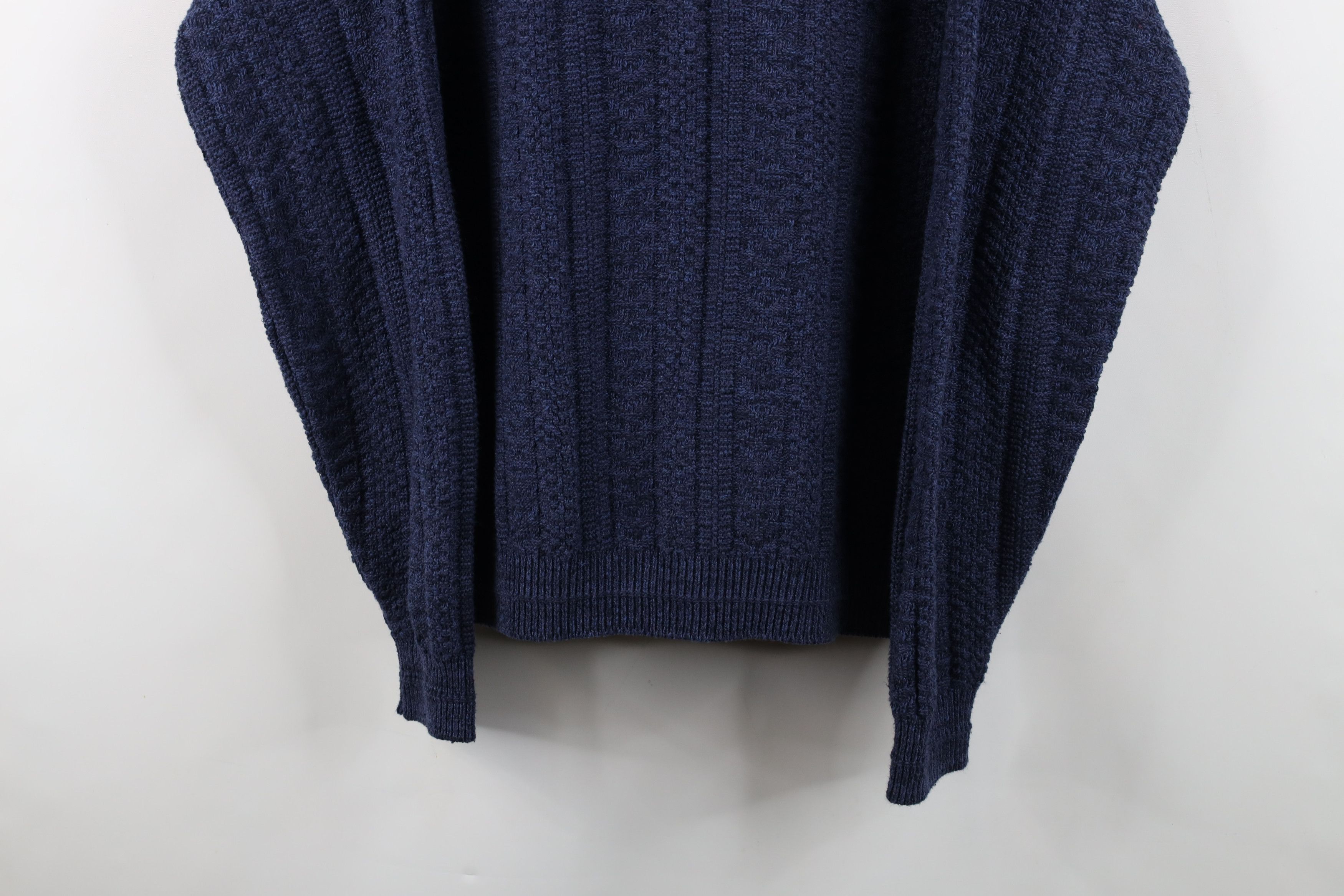 Vintage Vintage 90s Streetwear Framed Chunky Ribbed Knit Sweater Size US L / EU 52-54 / 3 - 3 Thumbnail