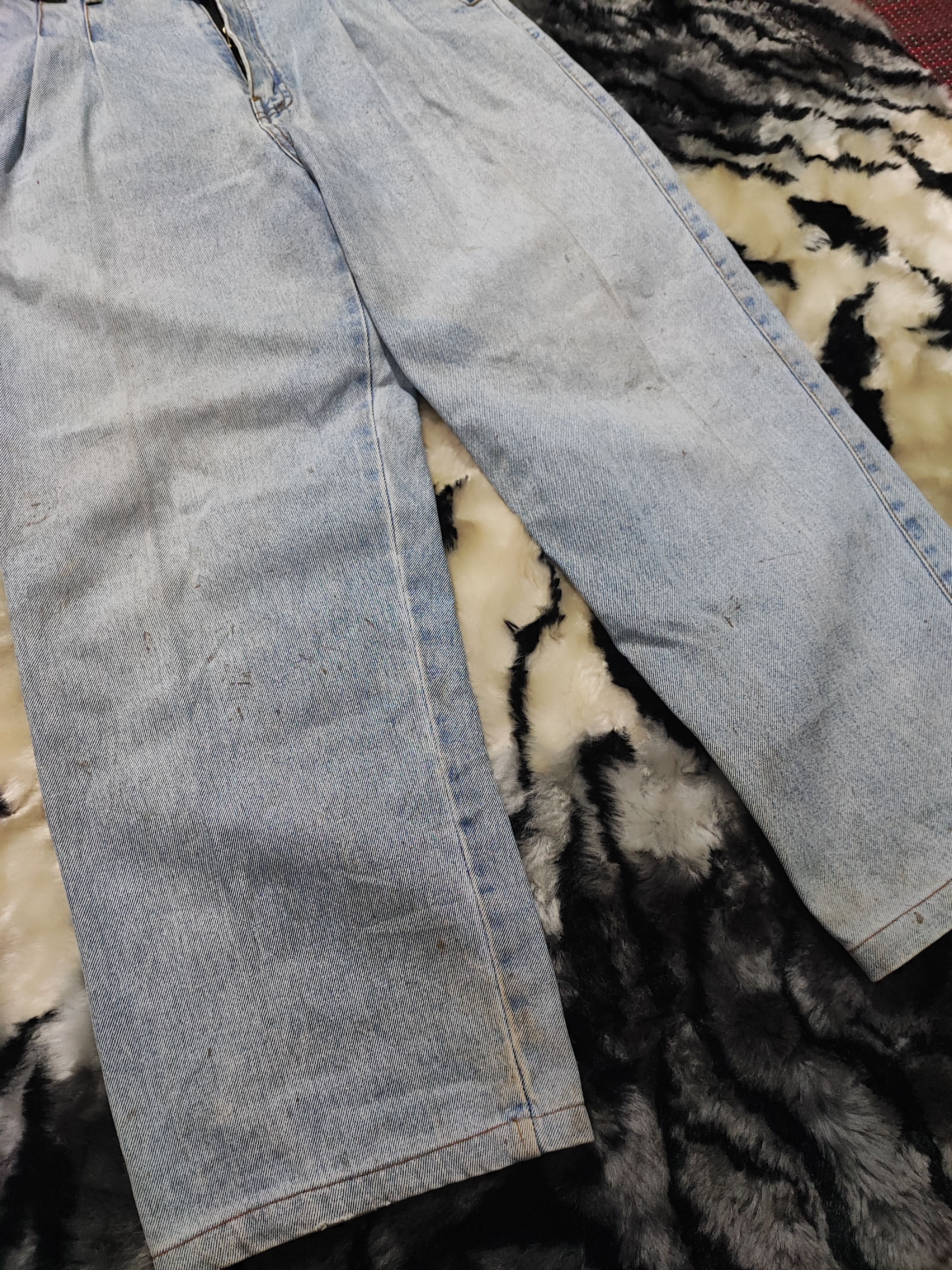 Vintage Volvo vintage y2k grunge faded blue skater baggy jeans Size US 30 / EU 46 - 10 Thumbnail