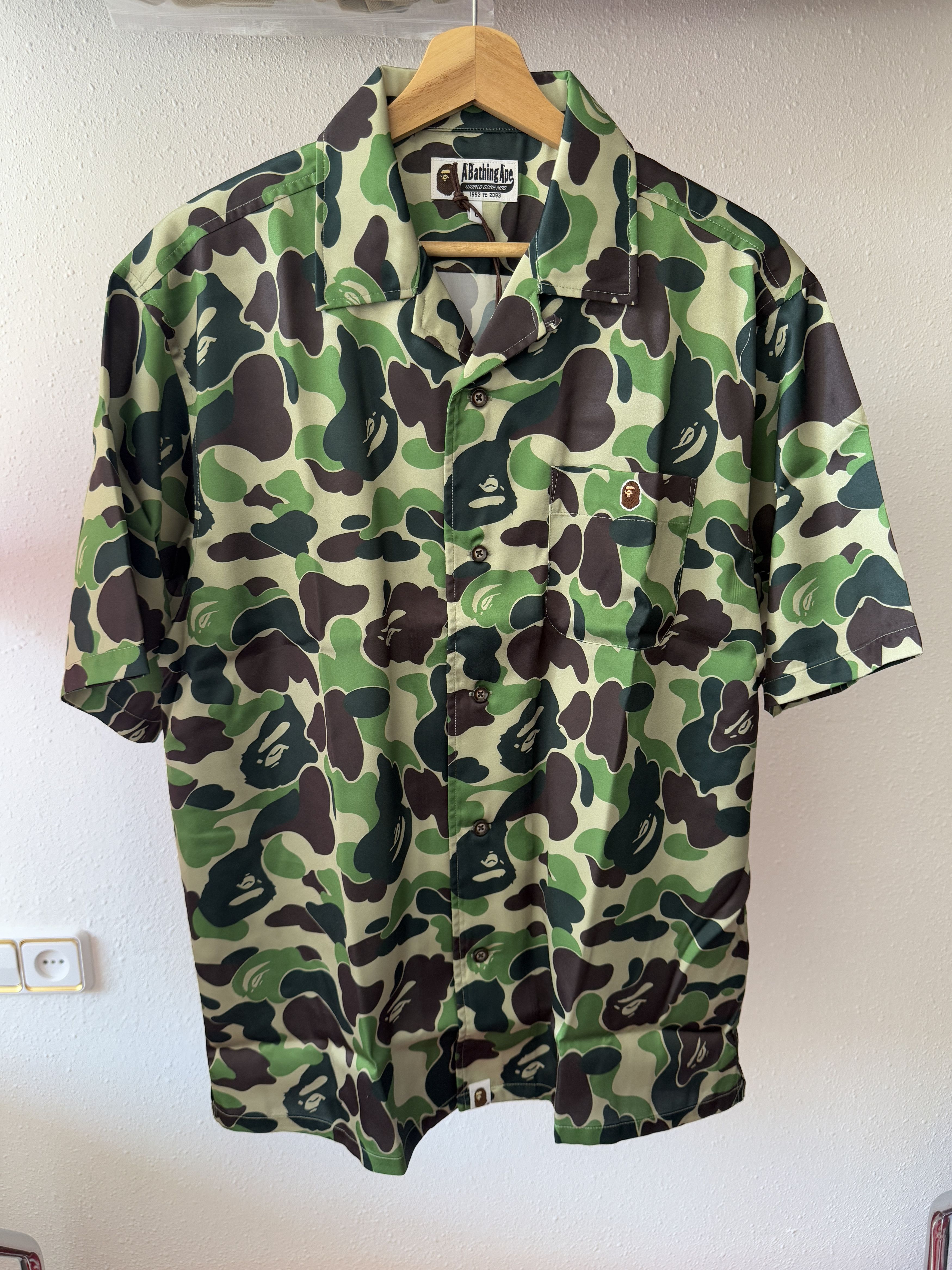 Bape BAPE ABC CAMO OPEN COLLAR SS SHIRTS (SS25) Size US L / EU 52-54 / 3 - 3 Thumbnail