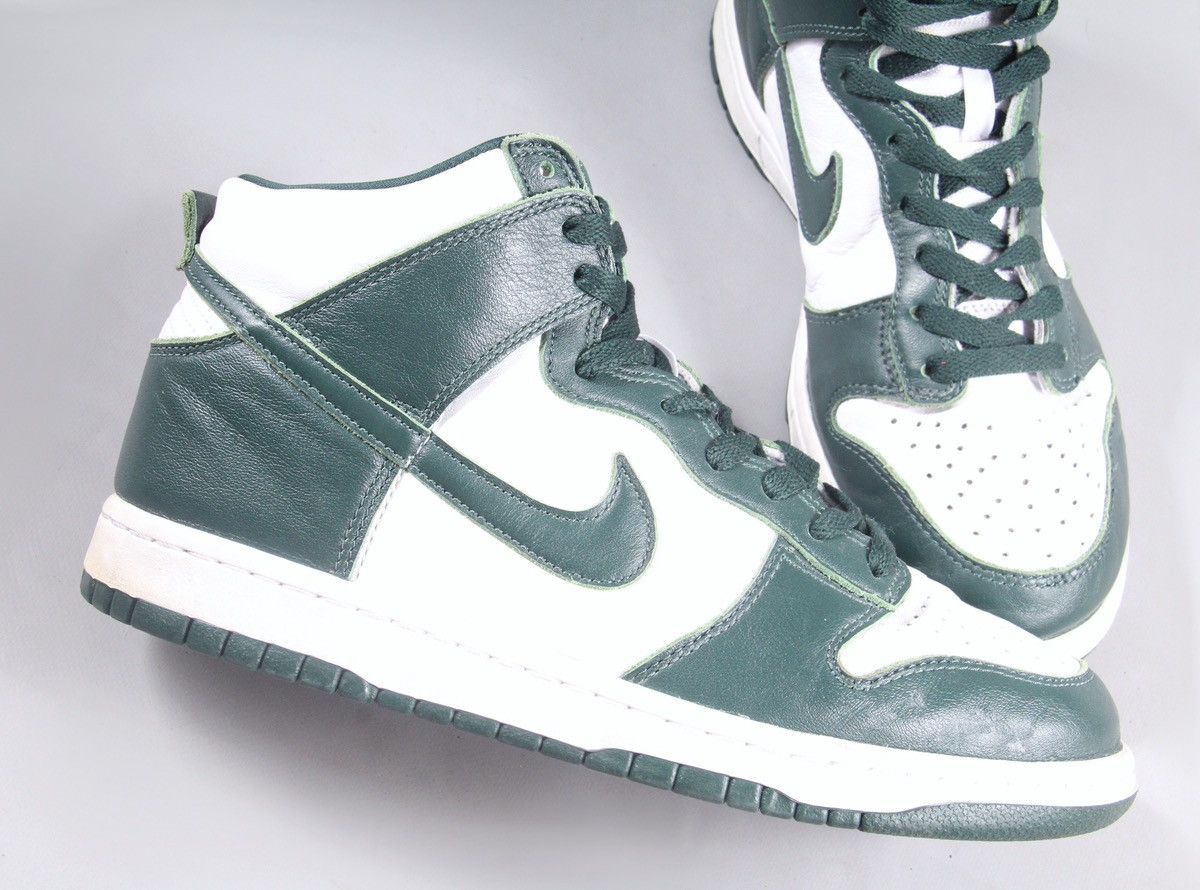 Nike Nike Dunk High Spartan Green Vintage Air Max Jordan US 8 Size US 8 / EU 41 - 3 Thumbnail