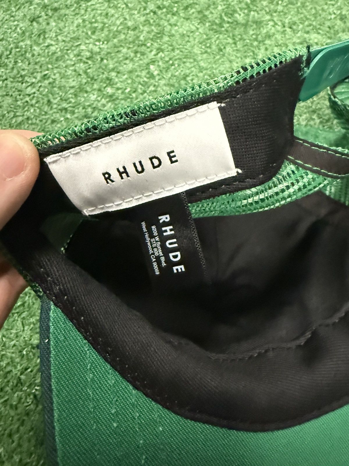 Rhude Rhude logo trucker hat Size ONE SIZE - 3 Thumbnail