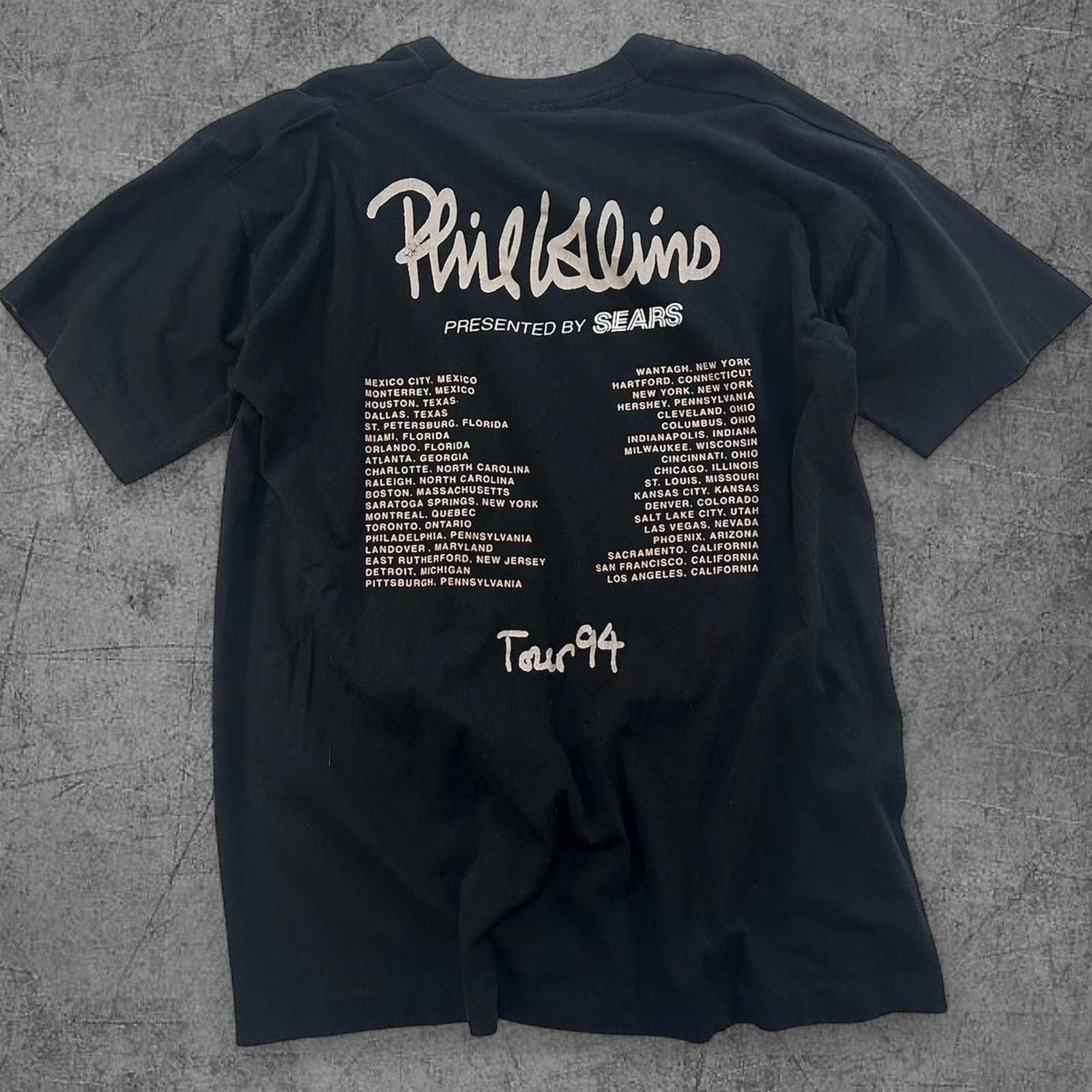 Band Tees Vintage 1994 Phil Colin’s Bomb Tour Tee Size US XL / EU 56 / 4 - 5 Thumbnail