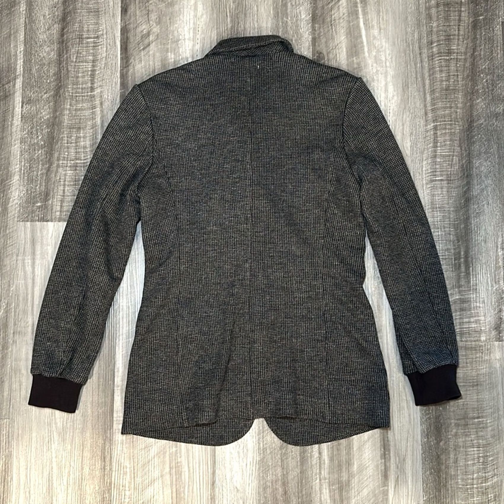 Massimo Alba Massimo Alba Blazer Wool Unstructured Made in Italy - Small Women’s Brown Houndstooth Wool Blazer, BASIC Jacket, Regular, M Size M / US 6-8 / IT 42-44 - 2 Thumbnail