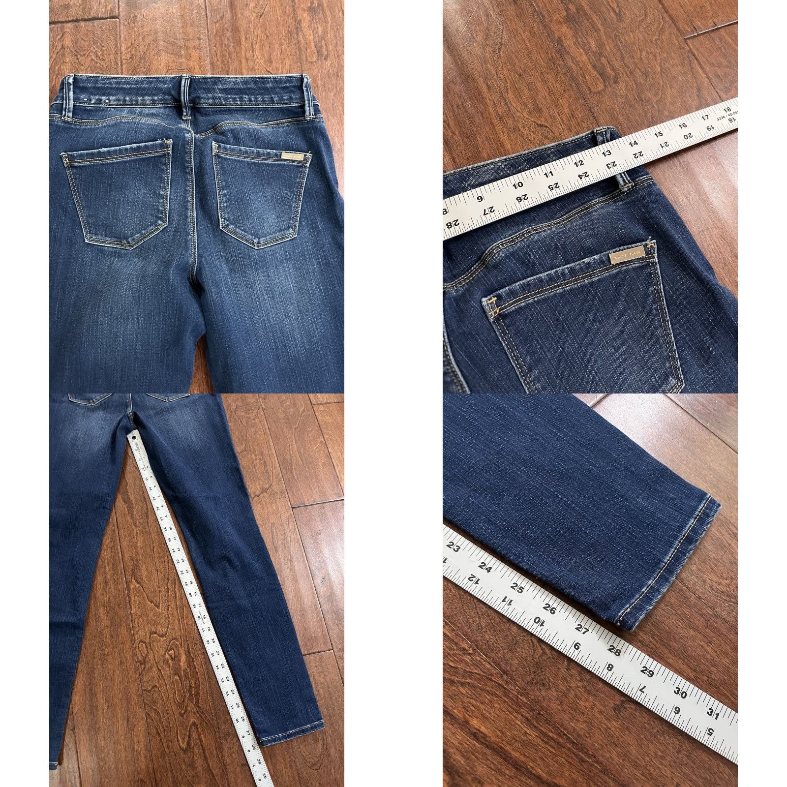 White House Black Market White House Black Market WHBM Mid-Rise The Skinny Jeans Size 0 Distressed Size 28" / US 6 / IT 42 - 8 Thumbnail