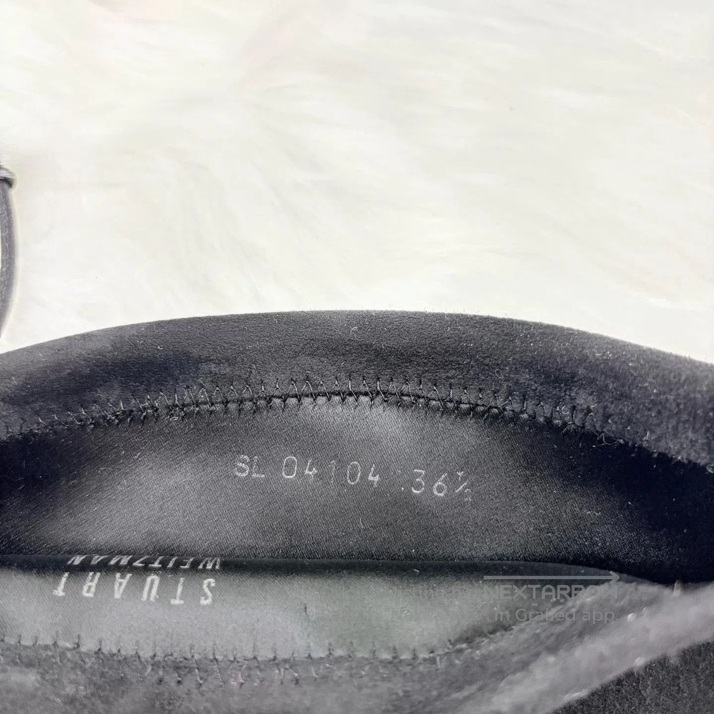 Stuart Weitzman Stuart Weitzman Black Suede Over. Size US 5.5 / IT 35.5 - 6 Thumbnail