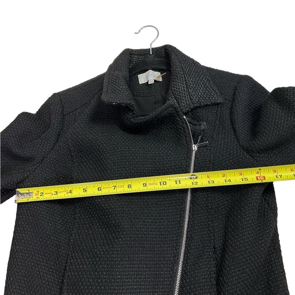 Designer 1. State l Tweed Black Moto Jacket Medium Size M / US 6-8 / IT 42-44 - 6 Thumbnail