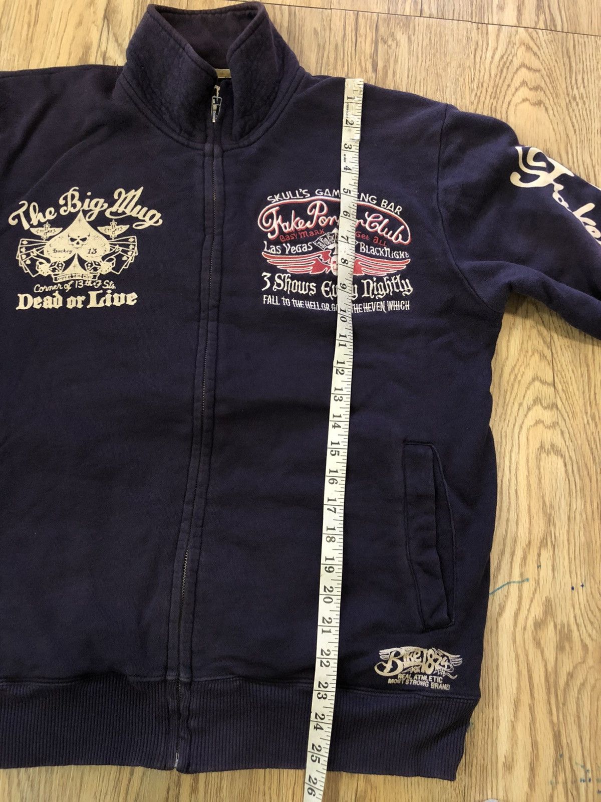 Japanese Brand Japan Streetwear Skull Gambling Bar jacket Size US M / EU 48-50 / 2 - 8 Thumbnail
