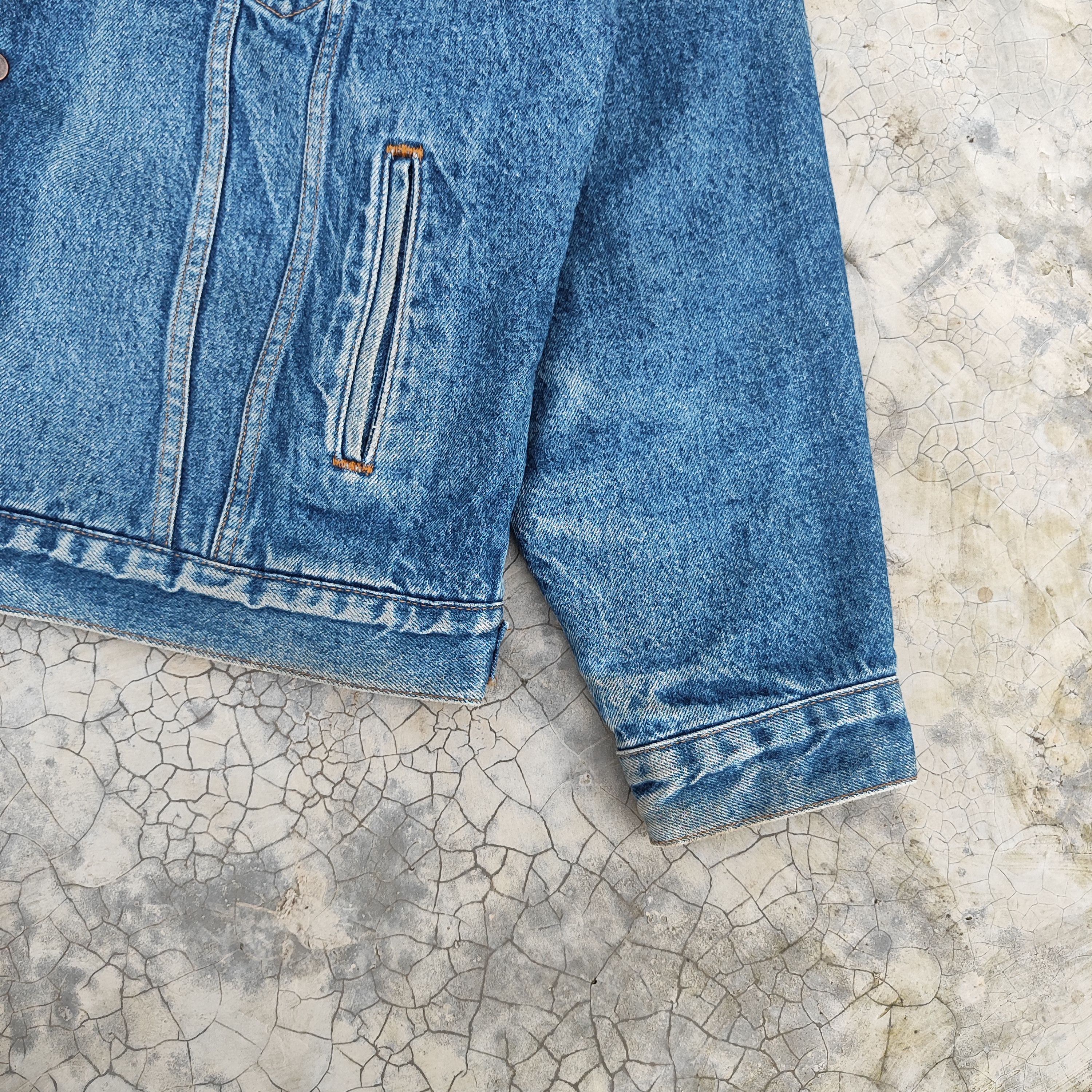 Levi's Vintage 90's Levis Sherpa Denim Jacket Size US L / EU 52-54 / 3 - 6 Thumbnail