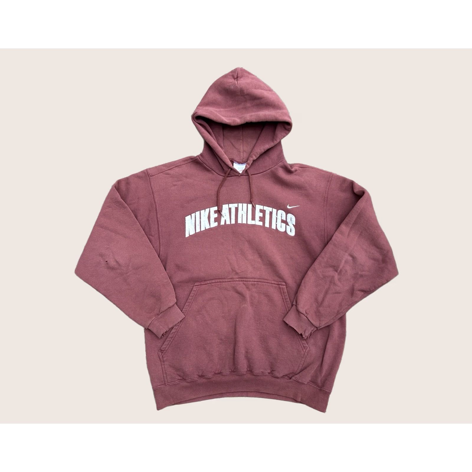 Nike × Streetwear × Vintage Nike Cortez vintage hoodie brown M 